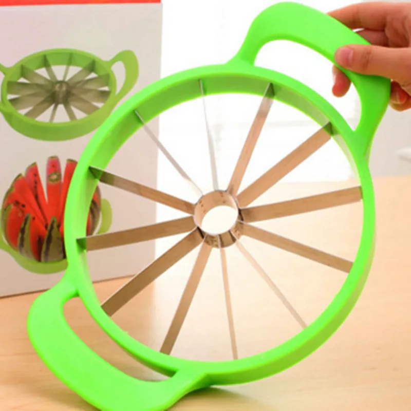 

Hot sell cut the melon artifact/stainless steel fruit to nuclear division slicer Watermelon is cut