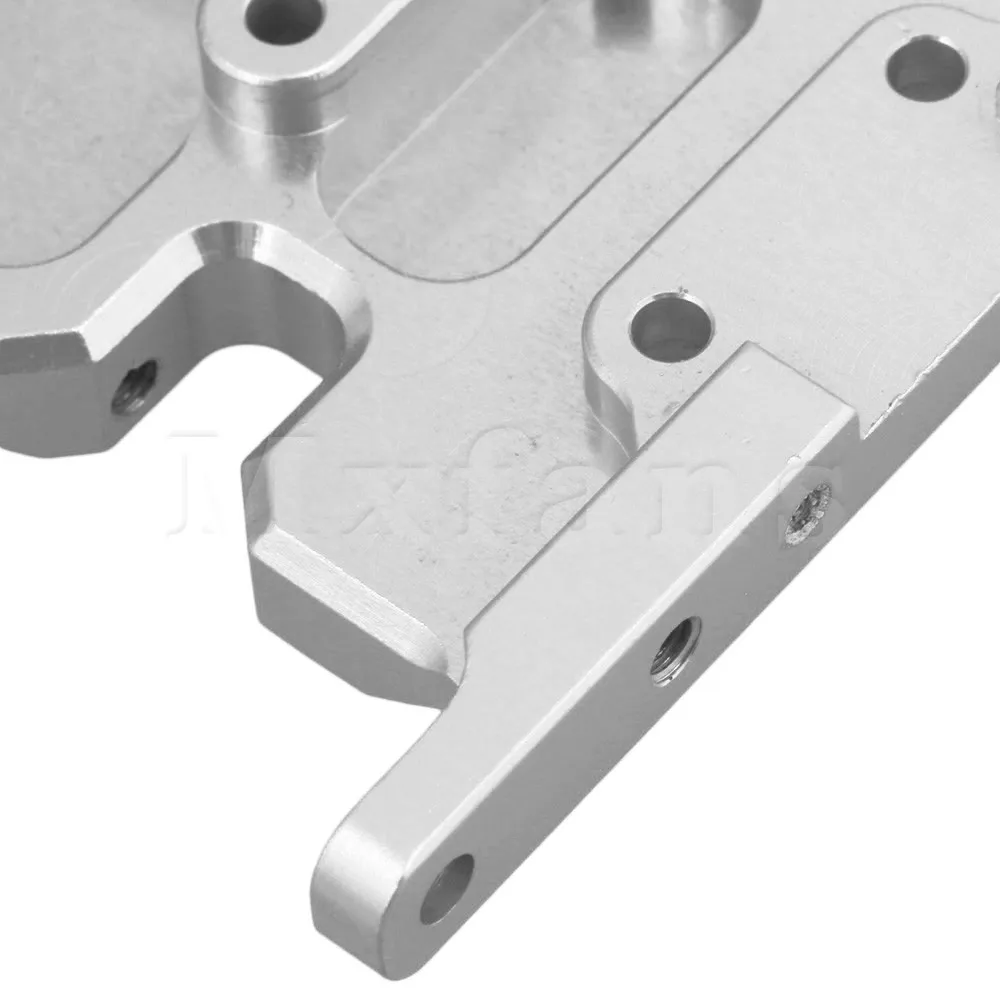 Silver Alloy Center Transmission Plate Replacement for AXIAL SCX10 4WD RC1:10 | Parts &amp Accs