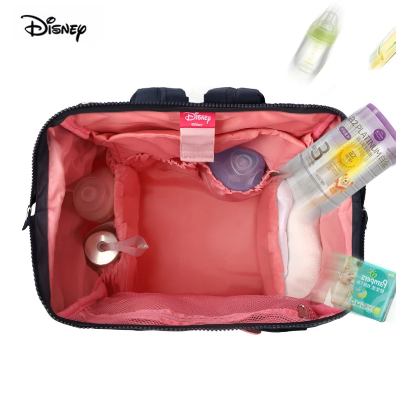 Модная сумка для мамы Disney Minnie вместительный изоляционный розовый рюкзак