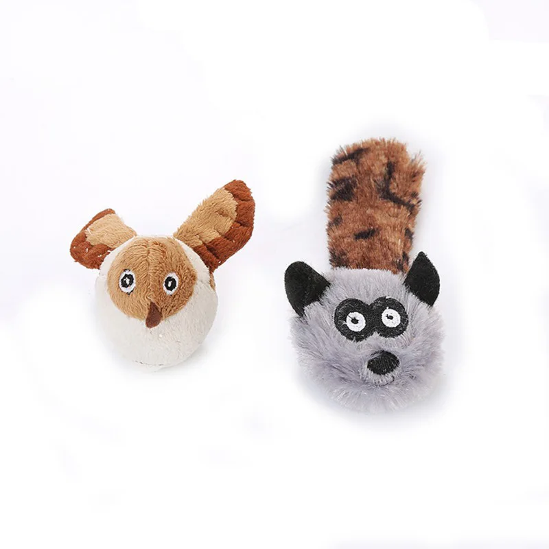 Игрушки для домашних животных кошек котят маленький медведь кролик плюшевая