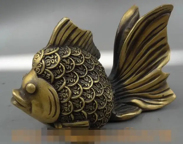 Бесплатная доставка S1536 китайская Бронзовая коллекция медная забавная в форме