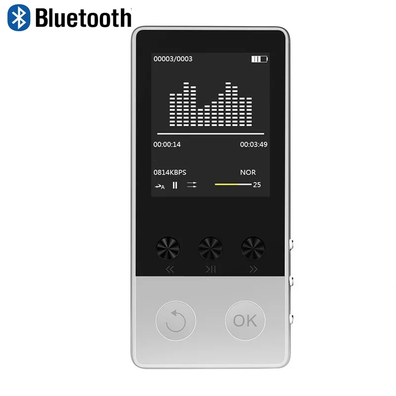 Mp3-плеер Bluetooth портативный музыкальный плеер с fm-радио запись будильника