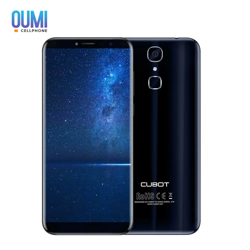 Cubot X18 мобильный телефон 5 7 ''android 0 3200 мАч MTK6737T 4 ядра 3 ГБ оперативная память 32