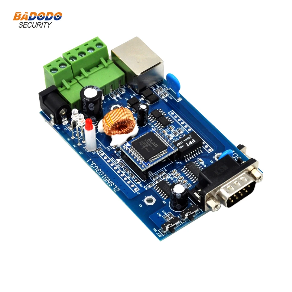 Industrial Serial port RS232 RS422 RS485 to Ethernet TCP/IP device converter module ZLSN5103/ ZLSN5143 (support Modbus RTU TCP) |