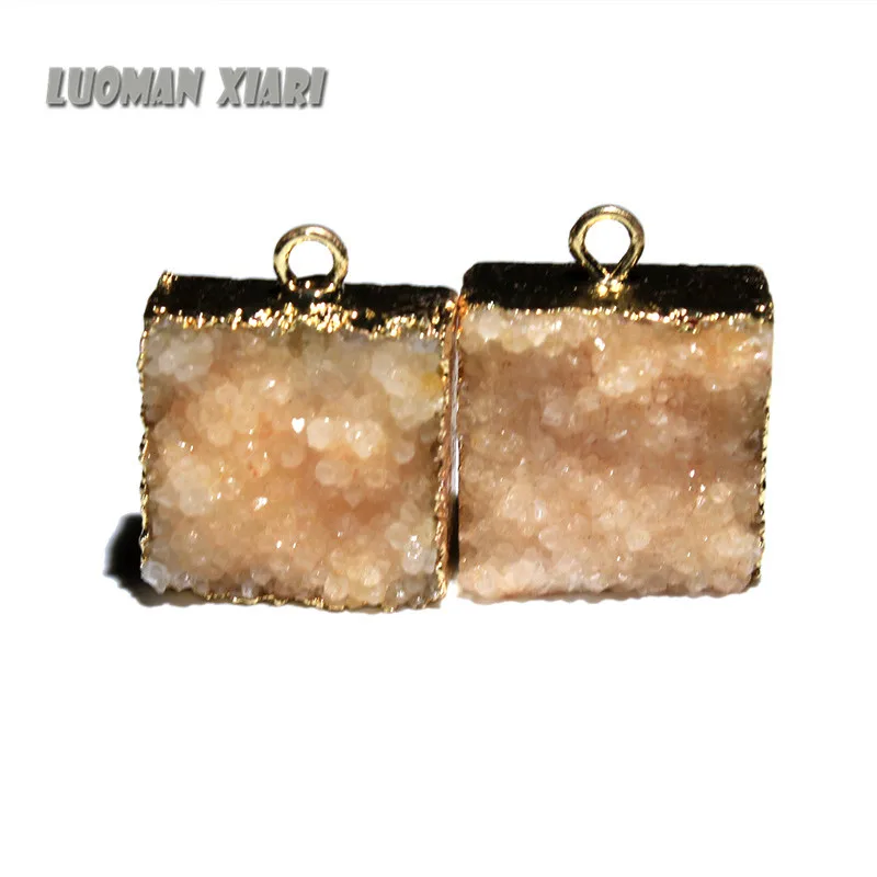 Оптовая продажа 1 шт. натуральный уникальный квадратный бурильный Кристалл