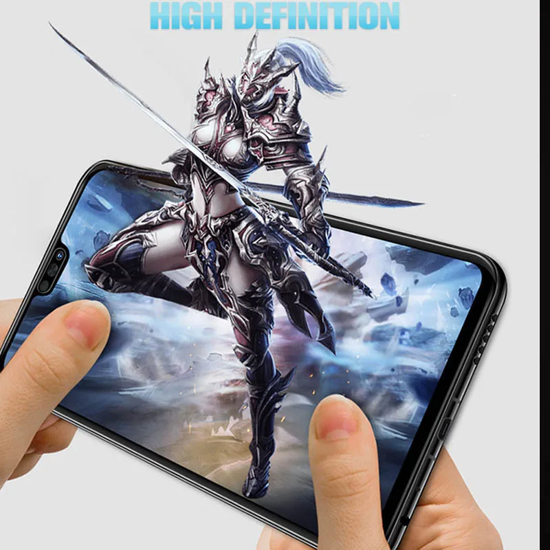 Полное покрытие из закаленного стекла для Huawei Y9 Y7 Y6 Y5 Lite Prime Pro 2018 2019 3D изогнутый