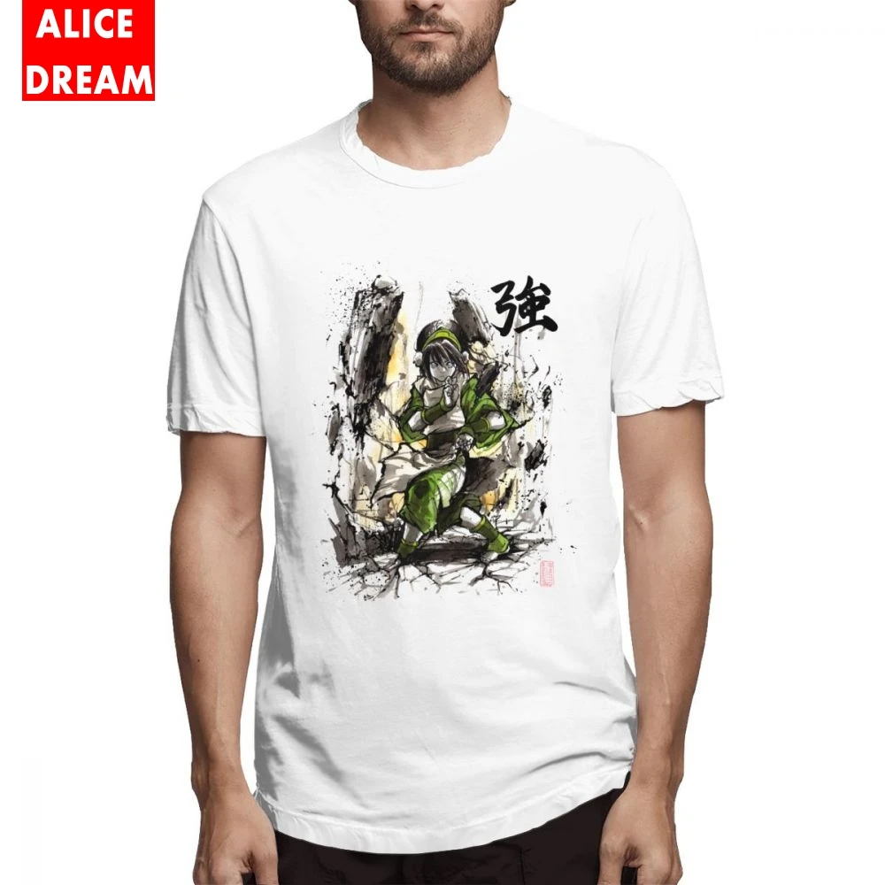 Футболка Toph от Avatar с Суми и водяным колоном майка на заказ Camiseta o образным вырезом