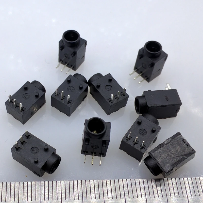 3 5 мм DC разъем питания 3pin 5*1 35 Разъем 10 шт./лот|lot lot|lot 10pcs |