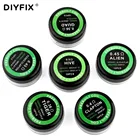 10 шт.кор. A1 предварительно собранная спираль Tiger четвёрка HIVE сплавленные спирали Alien Clapton нагревательная проволока готовая намотка RDA атомайзер для электронной сигареты