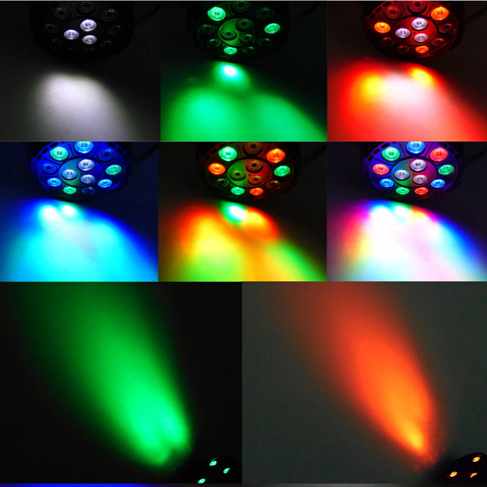 Aimkeeg 12x 3W RGBW светодиодный сценический светильник с DMX512 Par Светильник для диско шар DJ барный проектор вечерние машины украшения