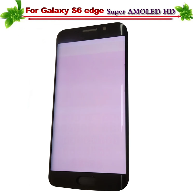 for Samsung Galaxy S6 Edge G925 G925F Lcd Display With Frame Touch Screen Digitizer Assembly Replacement Red Burn-in Shadow | Мобильные