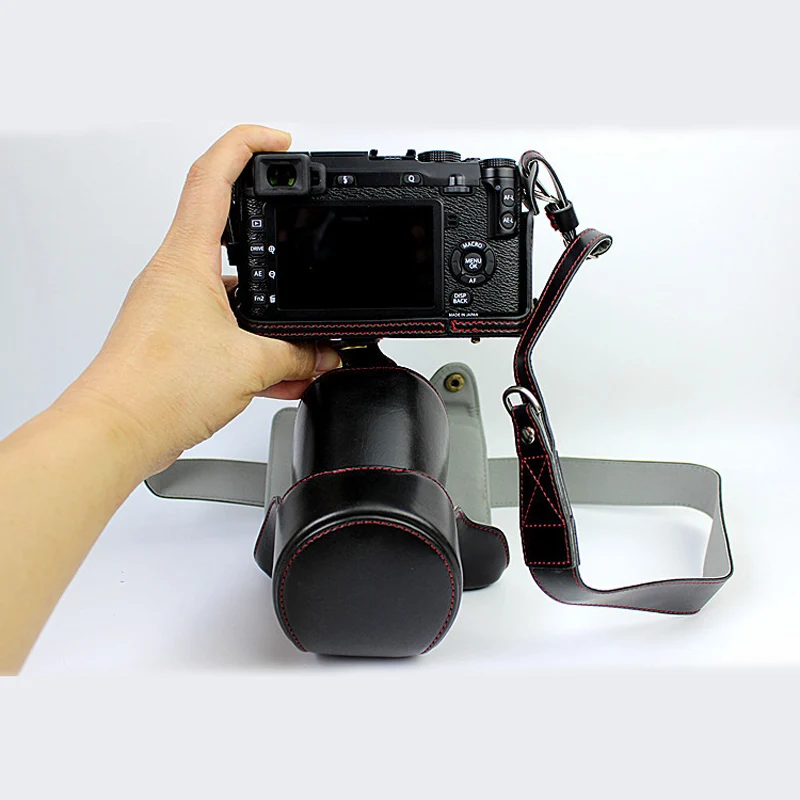 Высококачественный чехол для камеры из искусственной кожи Fujifilm XE1 X E1 Finepix E2 XE2 с