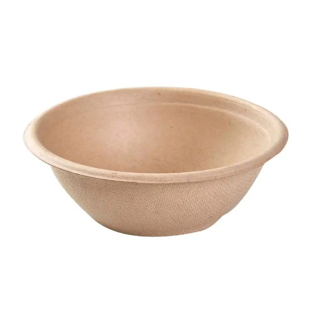 Одноразовый лед кремовая чаша Экологически чистая посуда миска для рисового