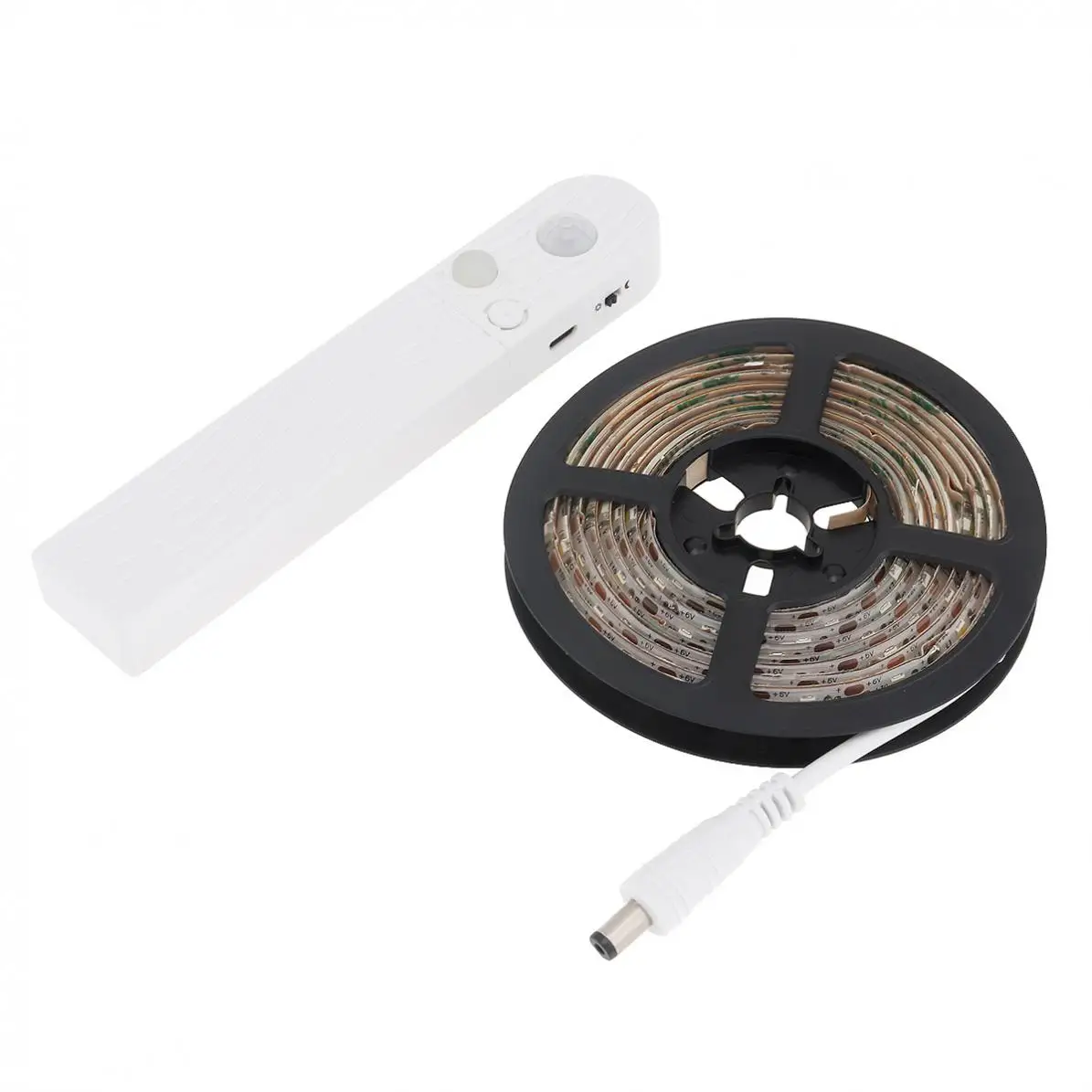 3M 2W 5V 120 LM LED Strip Light Human Infrared Induction Lamp with Waterproof Dripping Glue for Wardrobe/Drawer/Showcase/Cabinet | Лампы и