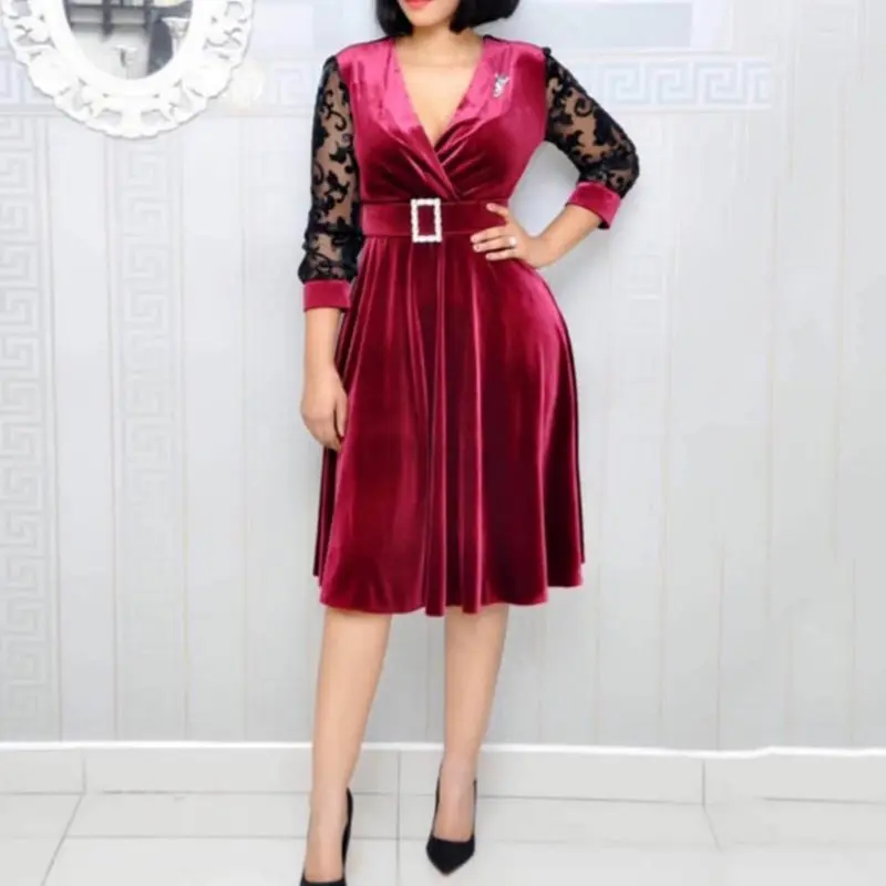 Винтаж женские офисные пикантные элегантные шикарные черные летние Для женщин