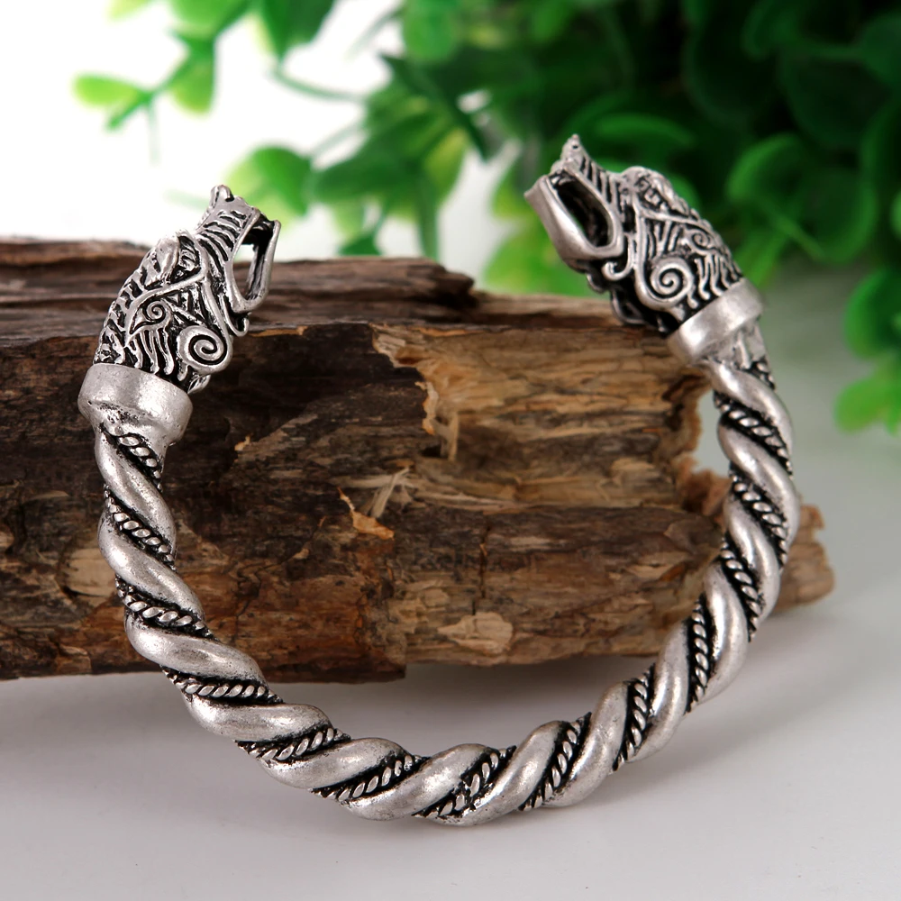 Массивные Викинг Волк браслет языческих Прямая доставка подарок другу Nordic