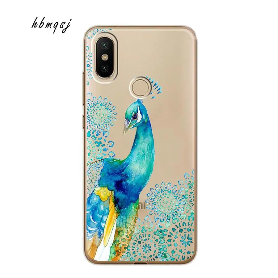 Силиконовый чехол для xiaomi mi a2 lite a1 8 mix 2s f1 redmi 5 plus 6 6a note pro fudna wave телефона с рисунком