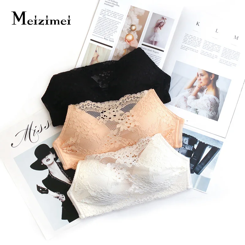 Бюстгальтеры meizimei для женщин кружево бюстгальтер сетки Bralette белье женский wirefree