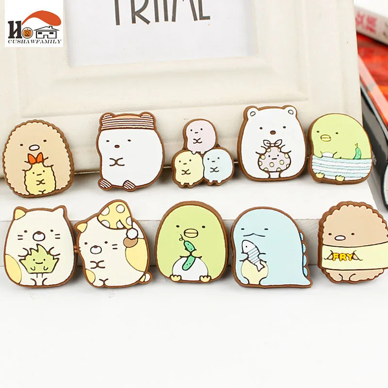 1 шт. силиконовые магниты на холодильник с мультяшным животным белая доска