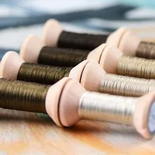 20 м Бирюзовая Вышивка Сучжоу DIY общий цвет с черными полосками филиал ручная вышивка Spiraea вышивка линия