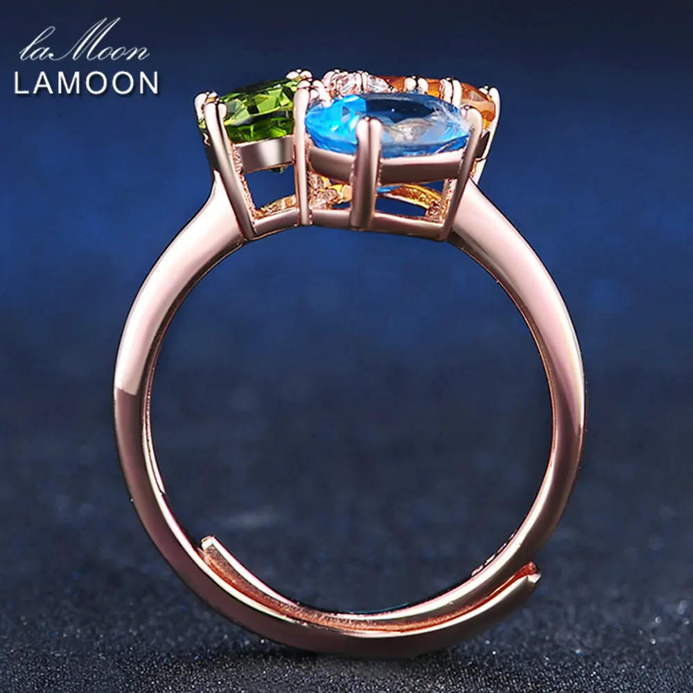 Женские кольца для свадьбы и вечеринки 3 цвета овальный камень цитрин перидот