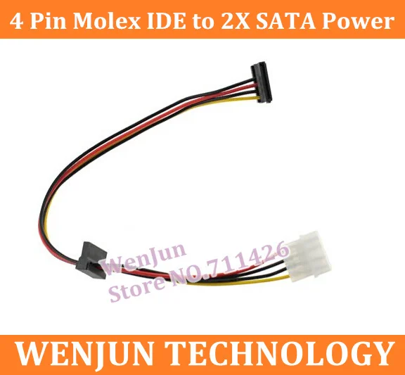 100 ./   4-  Molex IDE  2X SATA   30