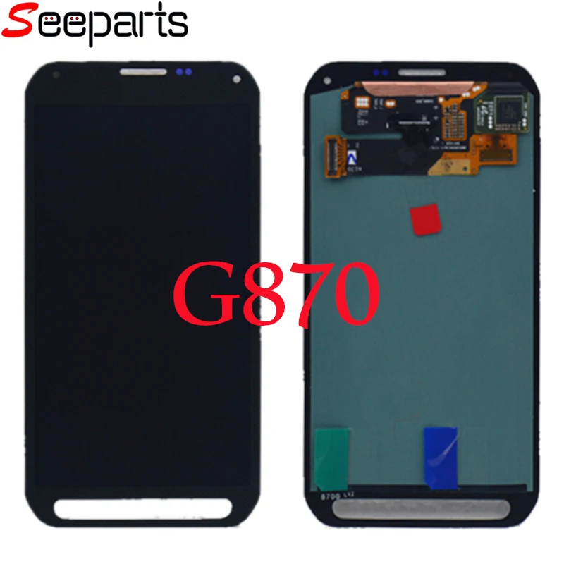 

5.1"For SAMSUNG GALAXY G870 LCD S5 Active Display Touch Screen Digitizer Assembly G870 Green Replacement For SAMSUNG G870 LCD