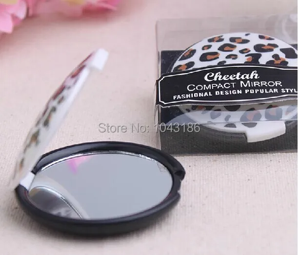 Бесплатная доставка карманное дамское зеркало в виде гепарда компактное для
