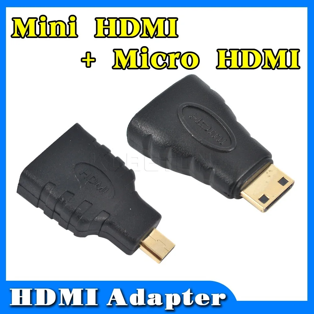 Kebidu 1 пара 3D 4K * 2K преобразователь HDMI совместимый с Mini Micro удлинитель соединитель