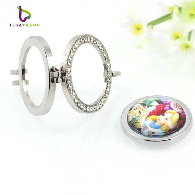 33 мм кошачьи стеклянные МОНЕТЫ кулон для Moneda кулон/монета рамка/медальон ментун 5