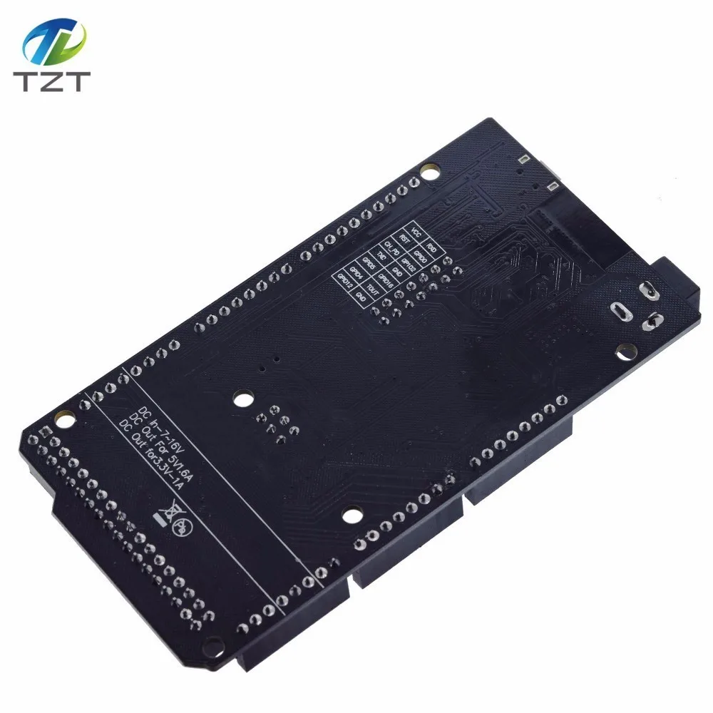 Mega2560 + Wi-Fi R3 ATmega2560 ESP8266 32Мб оперативной памяти USB-TTL CH340G. Совместимость с Arduino Mega NodeMCU