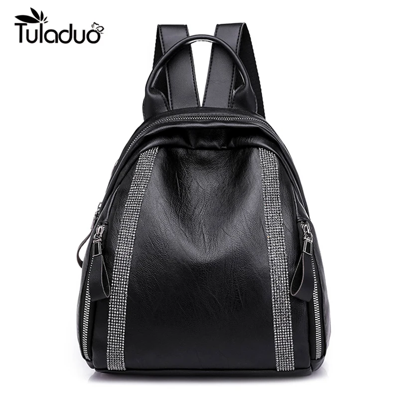 Многофункциональный женский рюкзак на плечо школьные ранцы из искусственной