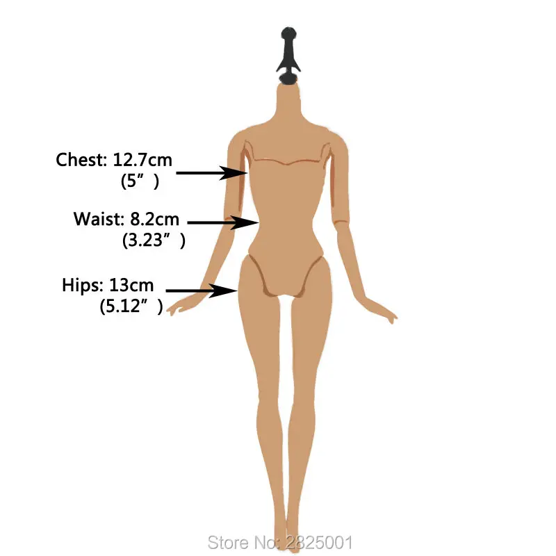 Высокое качество 1x голые 12 Соединенные кукольные тела моды блонд кудрявые волосы