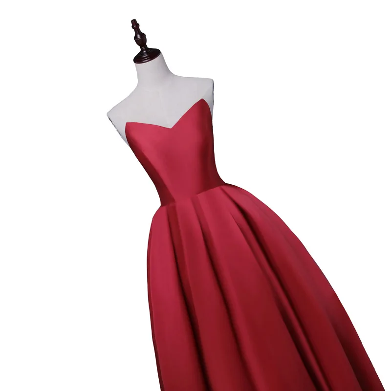 FADISTEE Горячая Распродажа, вечернее платье для выпускного вечера, Vestido de Festa, с v-образным вырезом, с высоким-низким атласным кружевом на спине, простой стиль, фиолетовое платье знаменитостей
