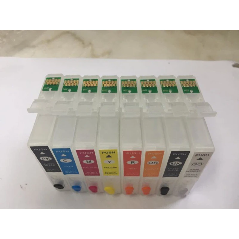 Многоразовый картридж T3240 T3241 T3242 T3243 T3244 T3247 T3248 T3249 для принтера Epson P400 чернильный