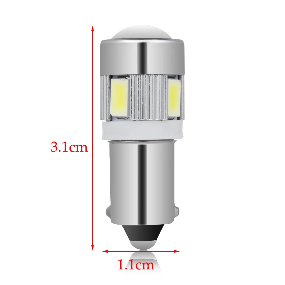 Новое поступление 2 шт. BA9S T4W H6W 363 светодиодный ОД 5630 6 SMD автомобильный клиновидный