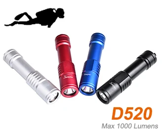 Светодиодный погружной светильник ORCATORCH D520 CREE XML2 U4 светодиодный 1000 лм для