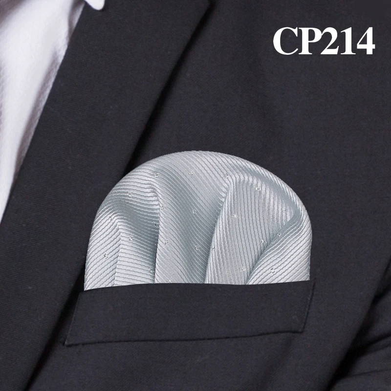 CP214 Модные костюмы в горошек карманные квадратные для мужчин бизнес полотенце для сундуков носовые платки для джентльменов классический костюм салфетка мужской носовой платок - Цвет: CP214