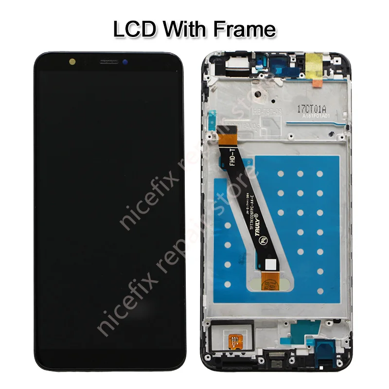 ЖК дисплей с сенсорным экраном и дигитайзером в сборе для Huawei P Smart рамкой FIG LX1 L21 L22