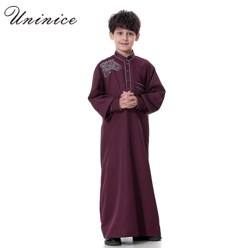 Арабский Тауб Дети мусульманские мужские макси длинные Дубай Ближний Восток