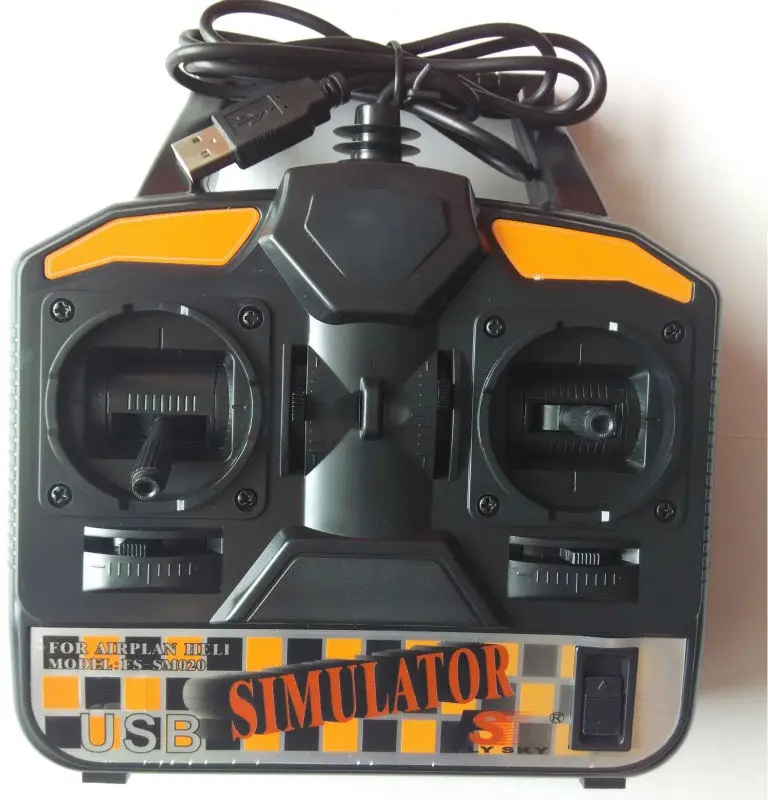 Flysky FS SM020 USB Летающая модель симулятор с джойстиком для RC Самолет практика|simulated