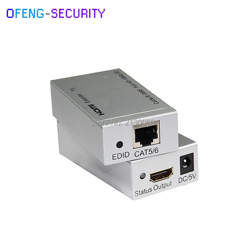 HDMI удлинитель Использует одиночные cat-5E или cat-6 (рекомендуется) кабели до 60 метров