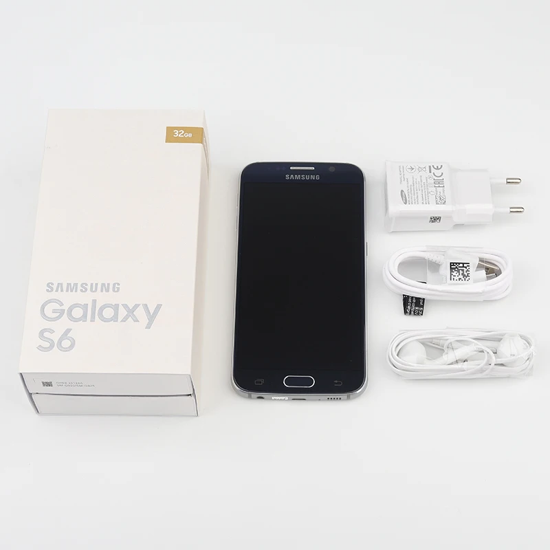 Разблокированный Samsung Galaxy S6 G920A G920F 4G LTE мобильный телефон 16MP камера 32 Гб ROM