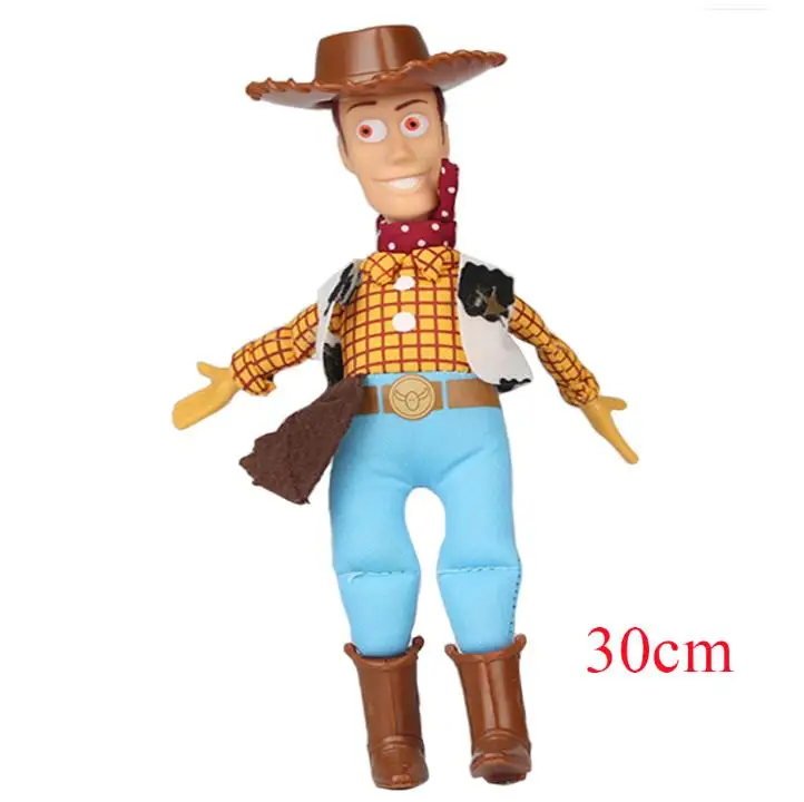 30cm woody Лидер продаж, «История игрушек», «Шериф Вуди» с рисунком Базза Лайтера Одежда для куклы, плюшевые игрушки, мягкие милые авто аксессуары украшения Вт, 30 Вт, 40 см - Цвет: 30cm woody
