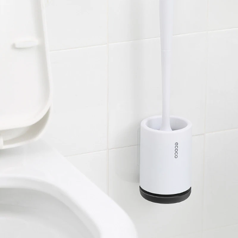 Напольная или настенная щетка для туалета чистки длинная из ТПР ванной комнаты