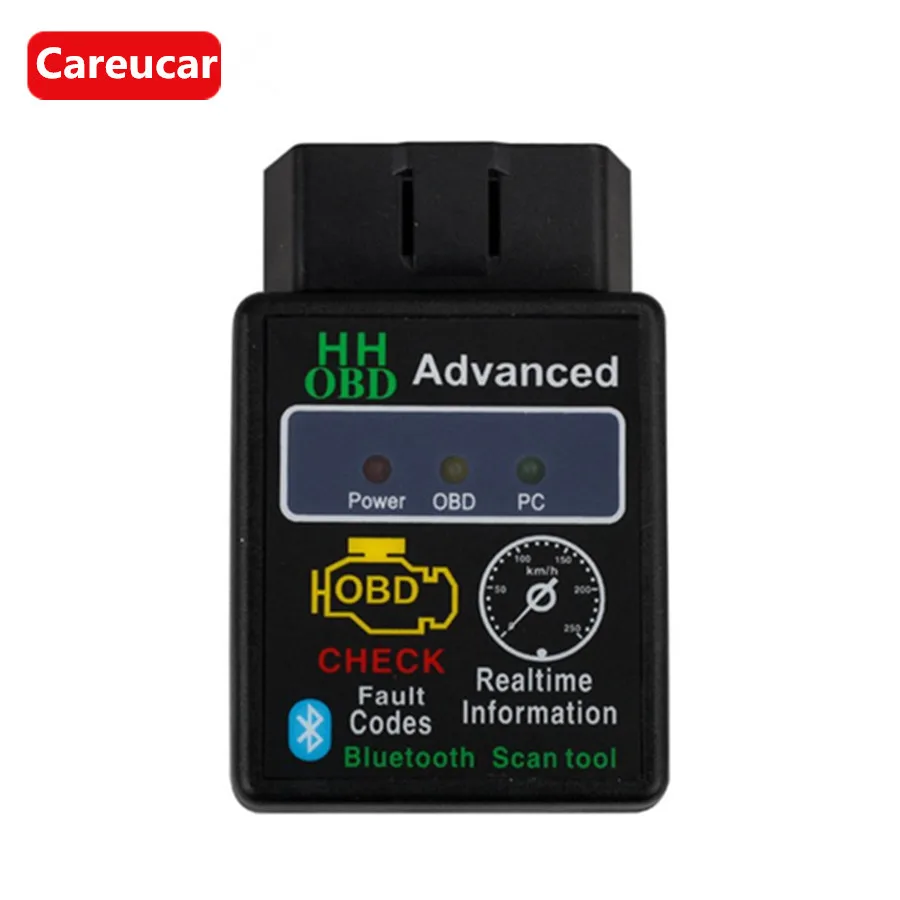 V2.1 Bluetooth ELM327 OBD HH OBDII Автомобильный диагностический сканер 3231 чип работает на Android/Symbian/Windows