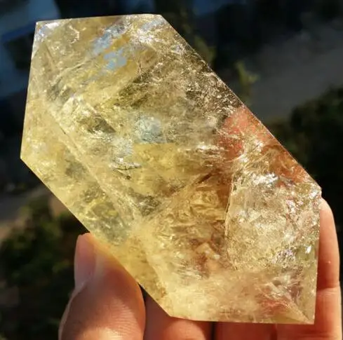 Высокое качество 100% натуральный цитрин кварца кристаллическая палочка для