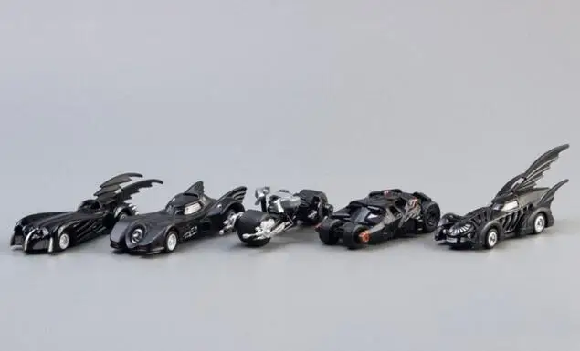Batman Metal Batmobile Chariot Collectible Alloy car models Model Toys 7cm/2.8&quot 5pcs/set Box Gifts gift Free Shipping |