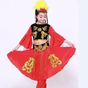 Новый детский танцевальный костюм для девочек детские костюмы выступлений в