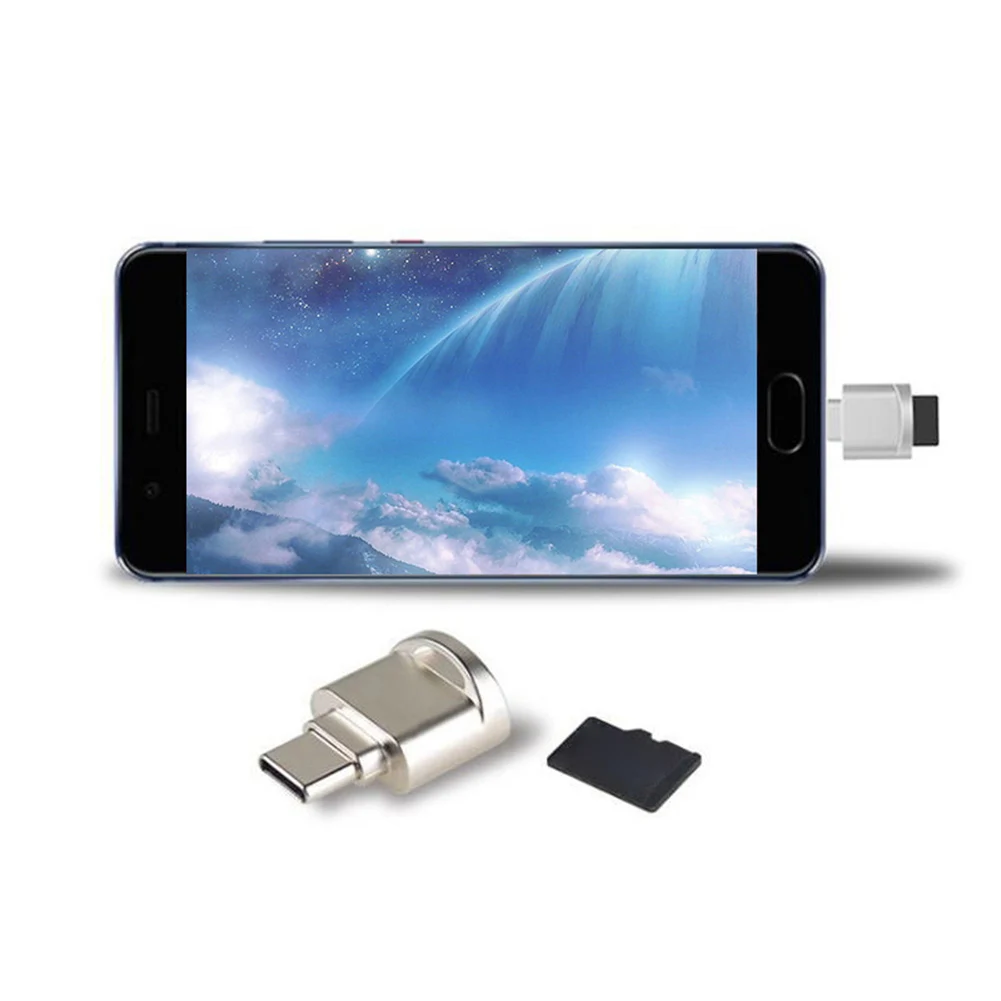 Новое поступление мини металлический USB 3 1 микро безопасный цифровой TF карт Type C